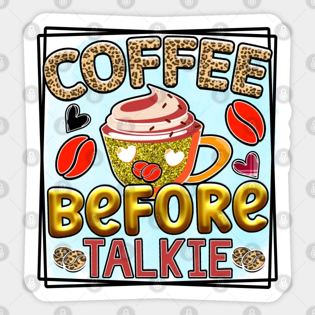 Coffee First: Fuel for the Daily Grind Sticker by Steve
